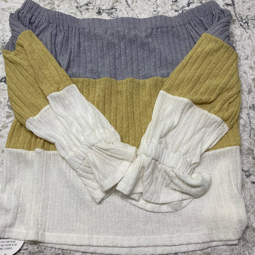 Peach Love California  Off the Shoulder Top